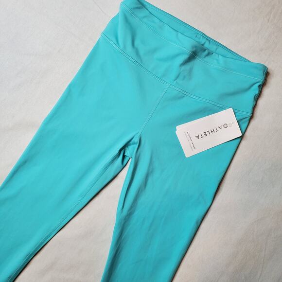 Athleta Women's Size SP NWT Accelerate 7/8 Tight Teal 566727 - Picture 1 of 10